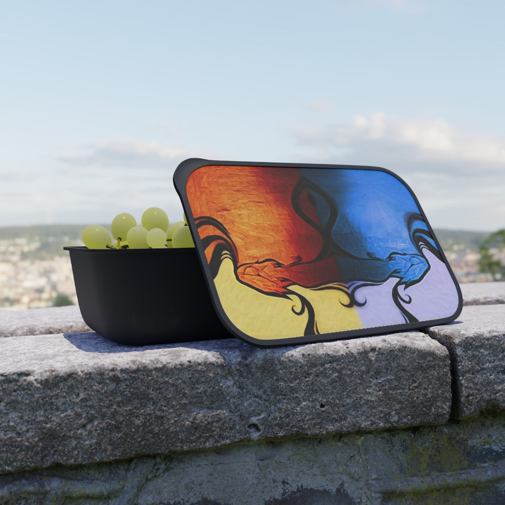 The Lady PLA Bento Box with Band and Utensils