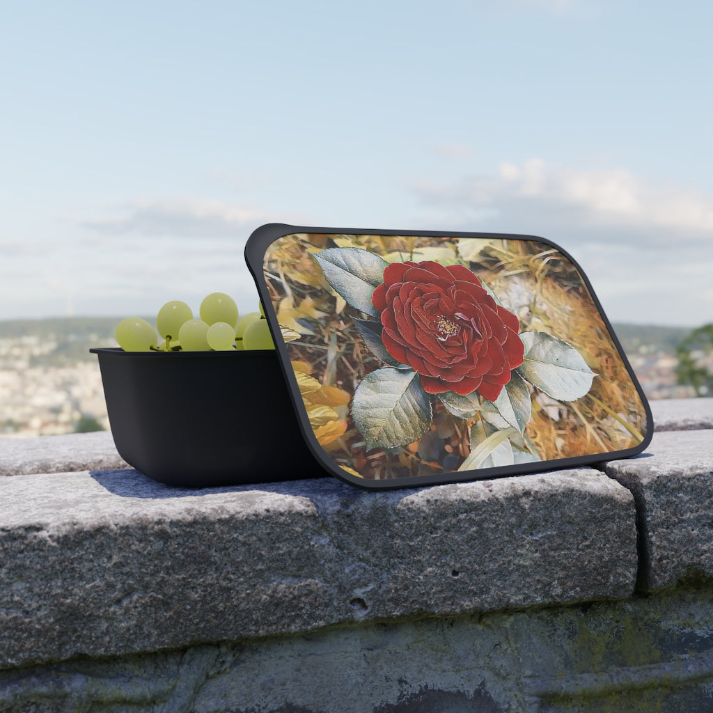Painting The Roses Red PLA Bento Box with Band and Utensils