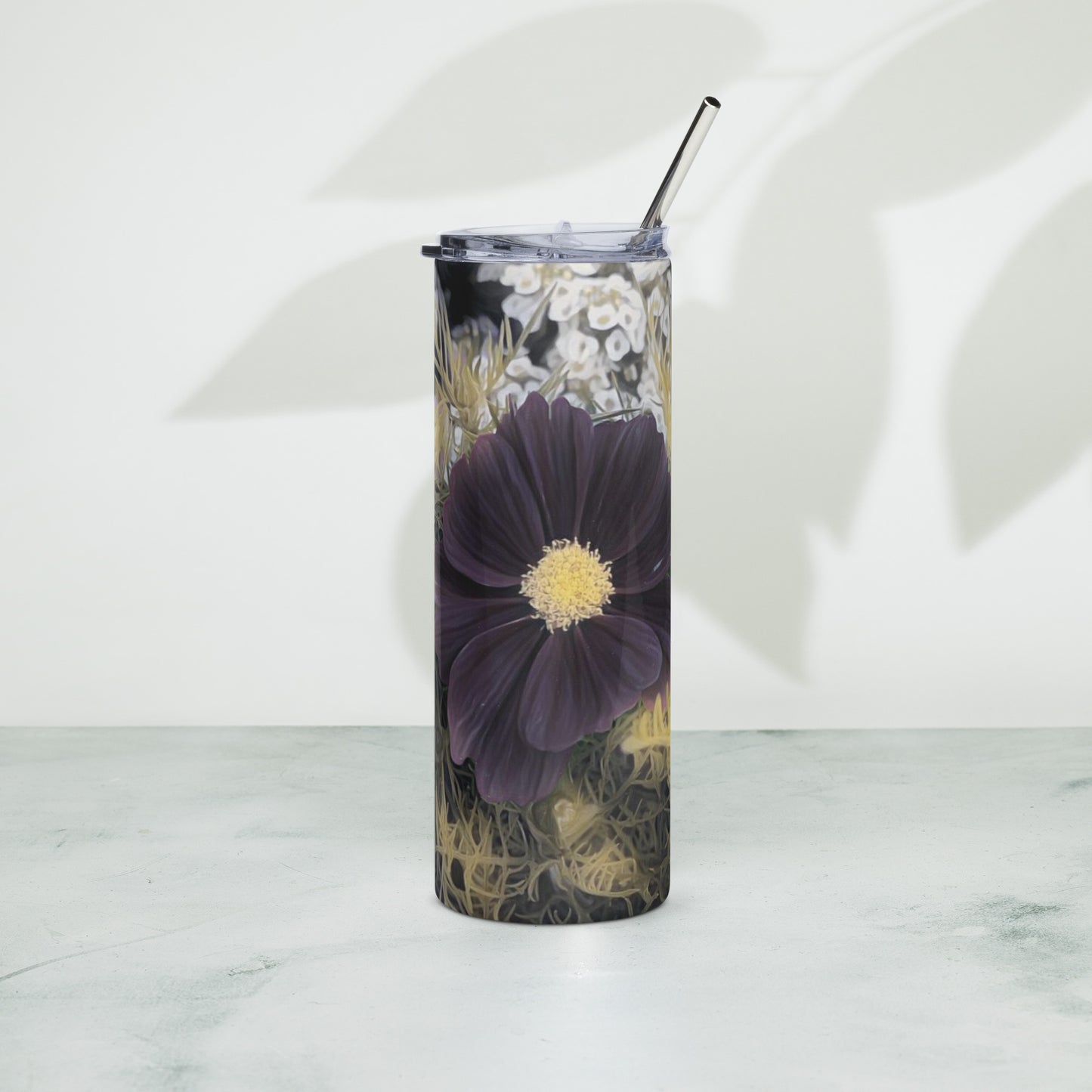 Black Cosmos Hot/Cold Tumbler